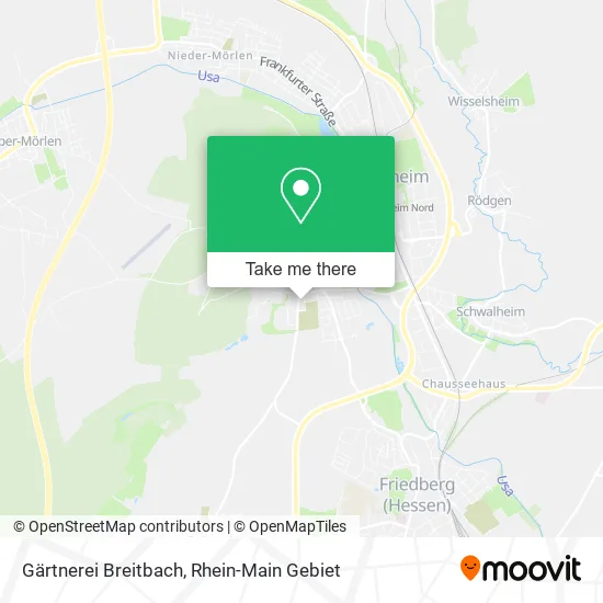 Карта Gärtnerei Breitbach