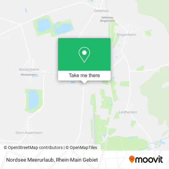 Карта Nordsee Meerurlaub