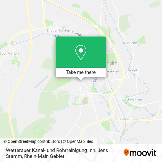 Wetterauer Kanal- und Rohrreinigung Inh. Jens Stamm map