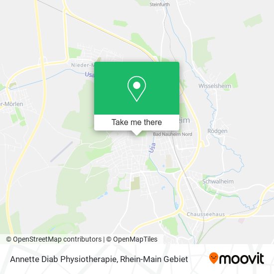 Annette Diab Physiotherapie map