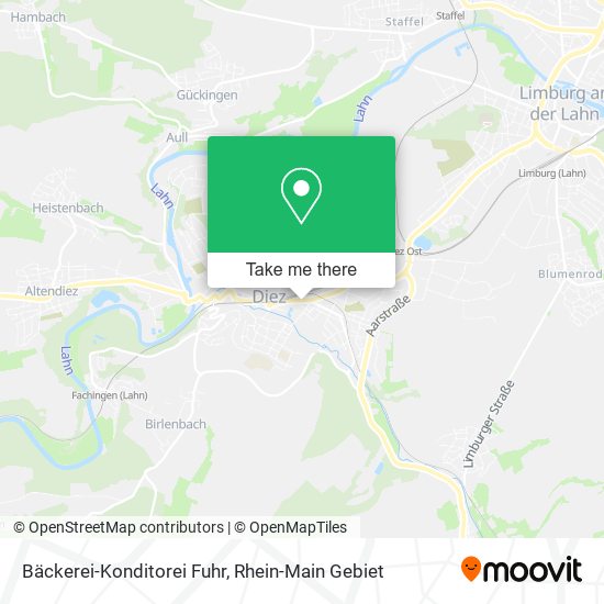 Bäckerei-Konditorei Fuhr map