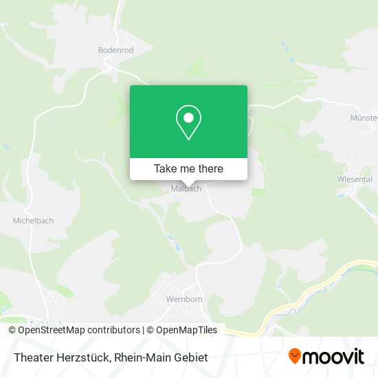 Theater Herzstück map
