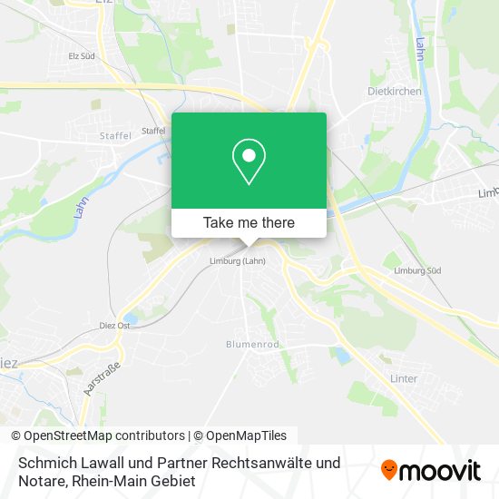 Schmich Lawall und Partner Rechtsanwälte und Notare map