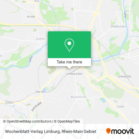 Карта Wochenblatt-Verlag Limburg