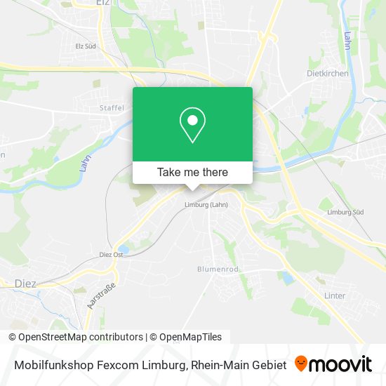 Mobilfunkshop Fexcom Limburg map