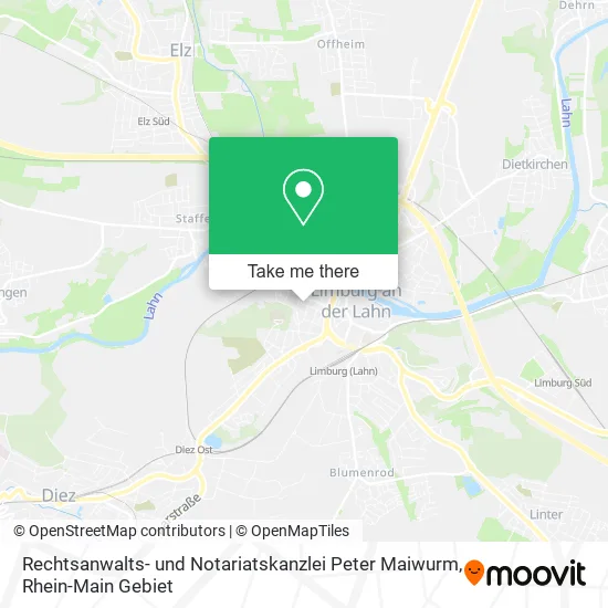 Карта Rechtsanwalts- und Notariatskanzlei Peter Maiwurm