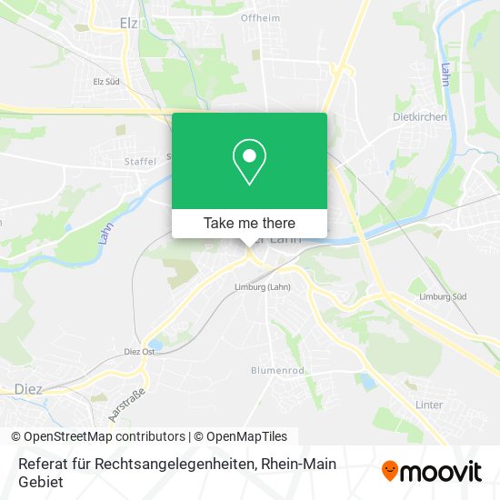 Referat für Rechtsangelegenheiten map