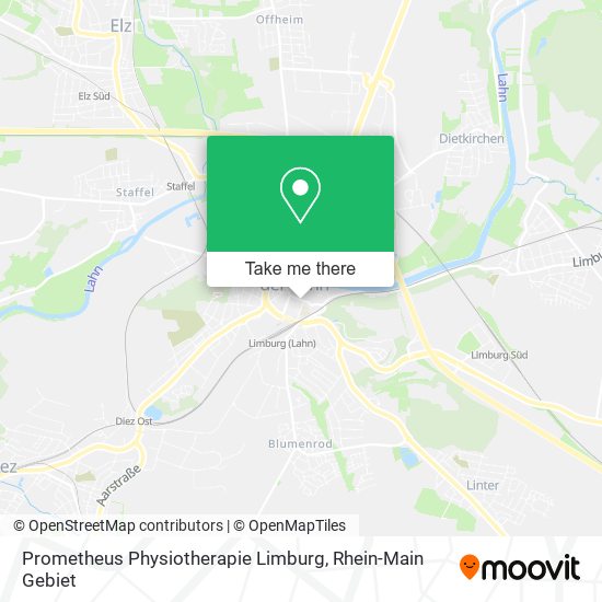 Prometheus Physiotherapie Limburg map