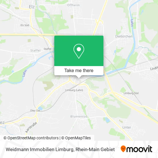 Карта Weidmann Immobilien Limburg