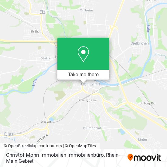 Christof Mohri Immobilien Immobilienbüro map