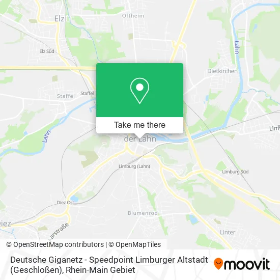 Карта Deutsche Giganetz - Speedpoint Limburger Altstadt (Geschloßen)