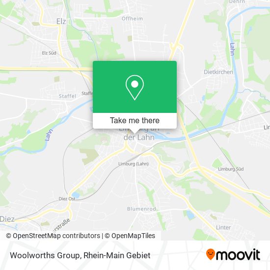 Woolworths Group map