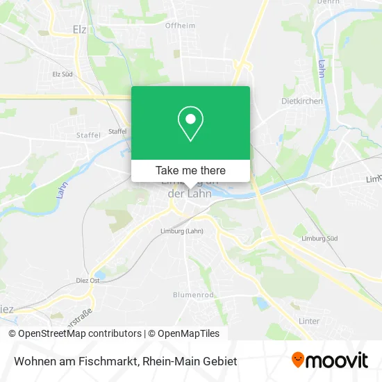 Карта Wohnen am Fischmarkt