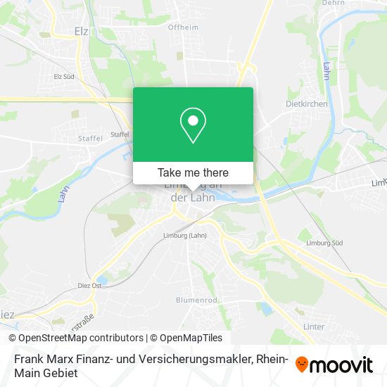 Frank Marx Finanz- und Versicherungsmakler map