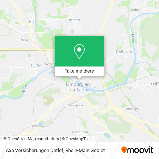 Axa Versicherungen Detlef map