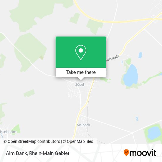 Alm Bank map