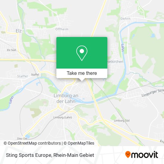 Sting Sports Europe map