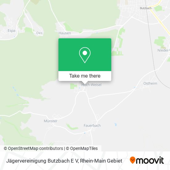 Jägervereinigung Butzbach E V map