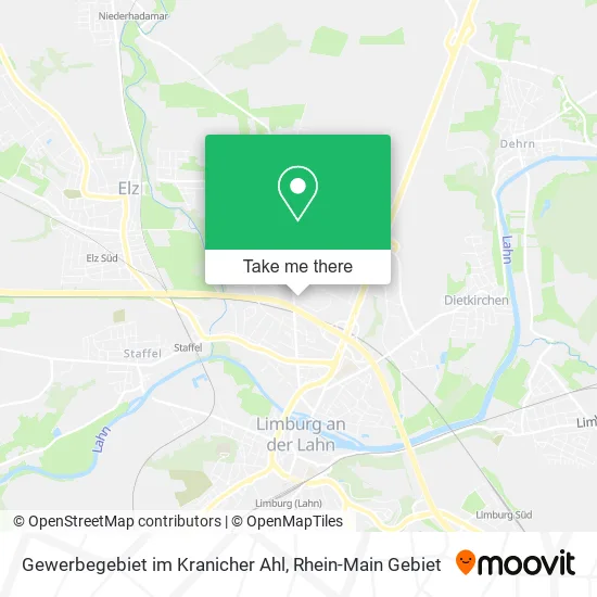 Карта Gewerbegebiet im Kranicher Ahl