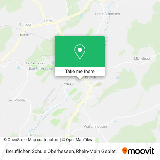 Карта Beruflichen Schule Oberhessen