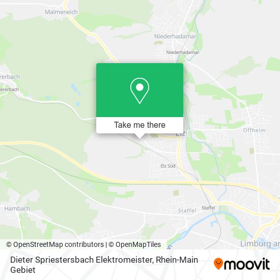 Dieter Spriestersbach Elektromeister map