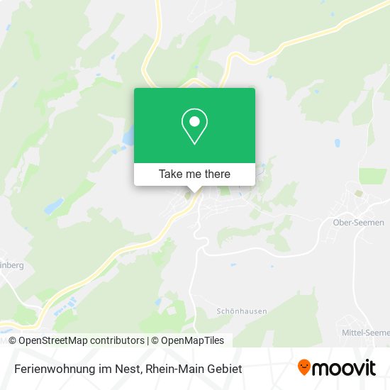 Ferienwohnung im Nest map