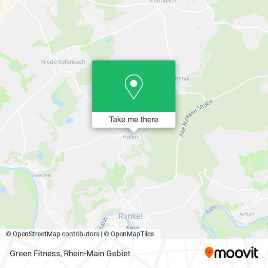 Green Fitness map