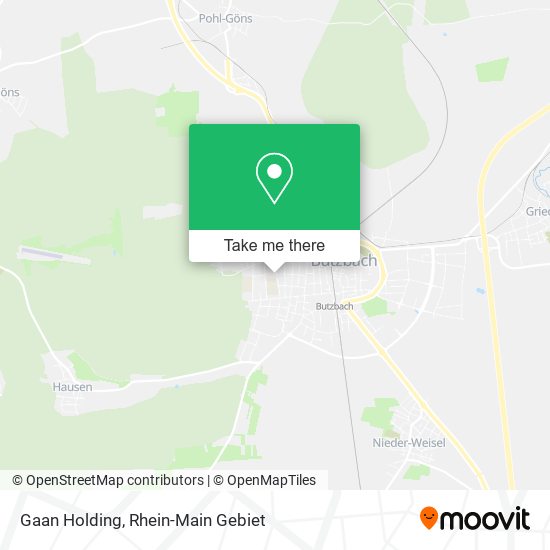 Gaan Holding map