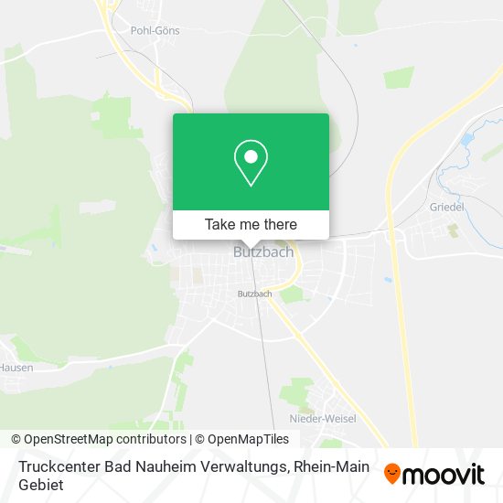 Truckcenter Bad Nauheim Verwaltungs map