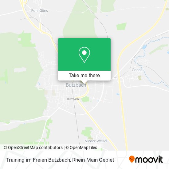 Training im Freien Butzbach map