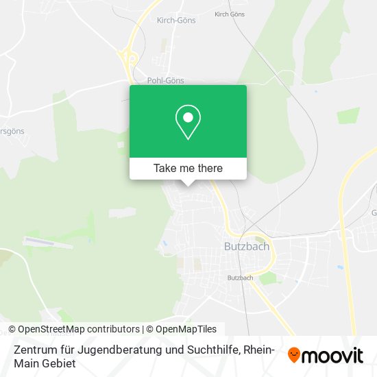 Карта Zentrum für Jugendberatung und Suchthilfe