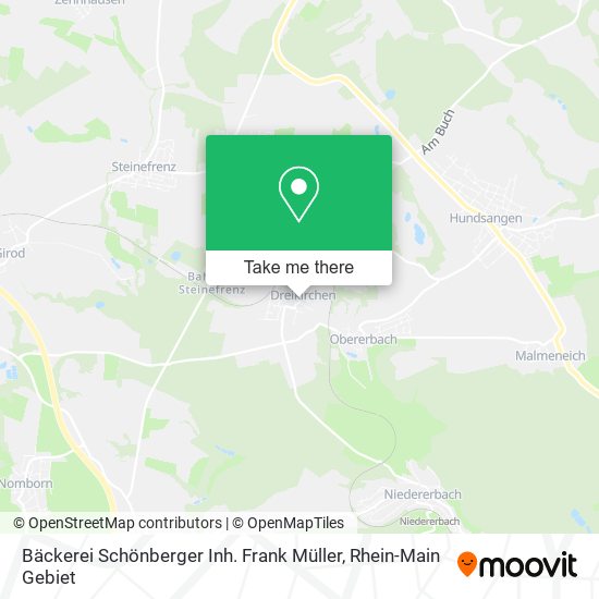 Bäckerei Schönberger Inh. Frank Müller map