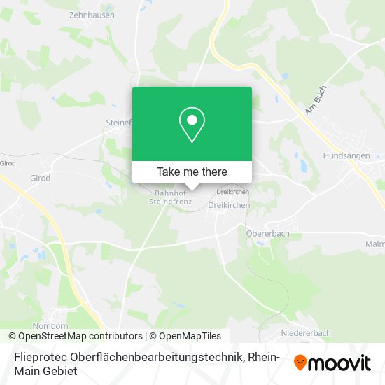 Flieprotec Oberflächenbearbeitungstechnik map