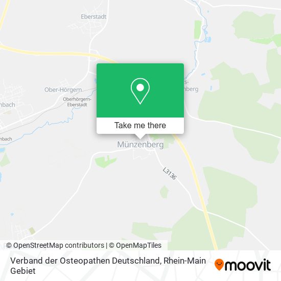 Verband der Osteopathen Deutschland map