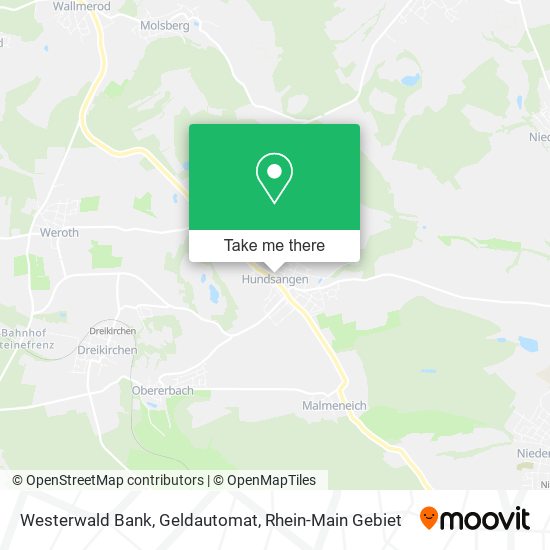 Westerwald Bank, Geldautomat map