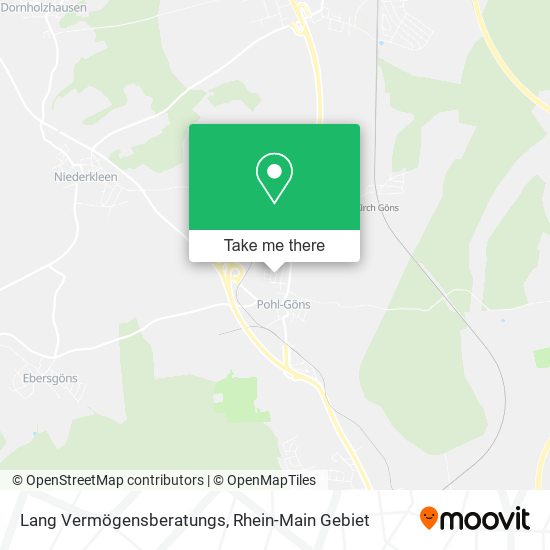 Lang Vermögensberatungs map