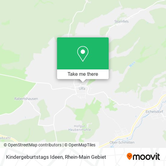 Kindergeburtstags Ideen map