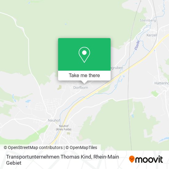 Transportunternehmen Thomas Kind map