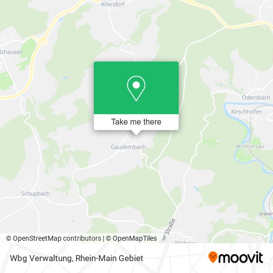 Wbg Verwaltung map