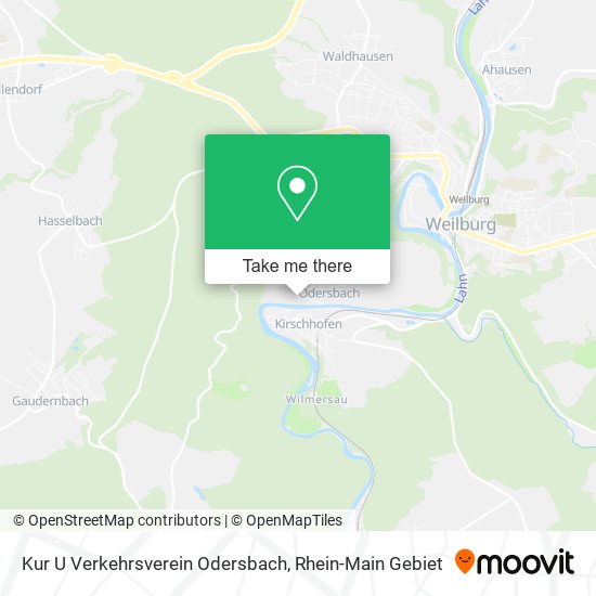 Kur U Verkehrsverein Odersbach map