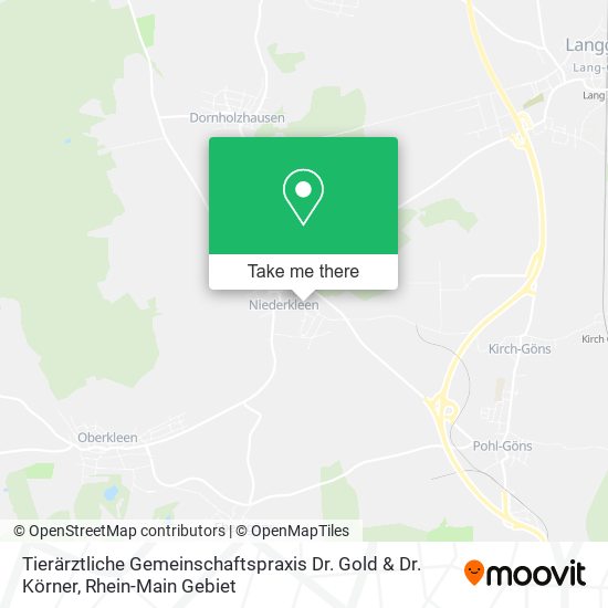 Tierärztliche Gemeinschaftspraxis Dr. Gold & Dr. Körner map