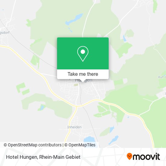 Hotel Hungen map