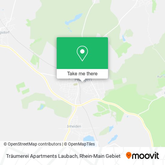 Träumerei Apartments Laubach map