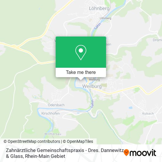 Карта Zahnärztliche Gemeinschaftspraxis - Dres. Dannewitz & Glass