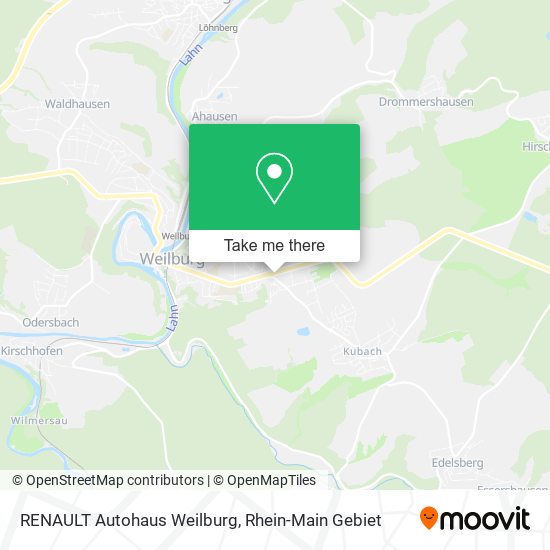 RENAULT Autohaus Weilburg map