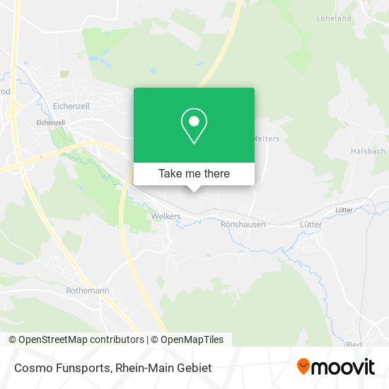 Cosmo Funsports map