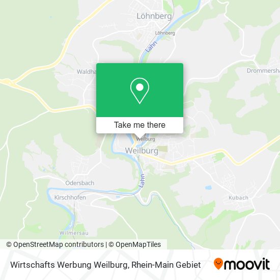 Wirtschafts Werbung Weilburg map