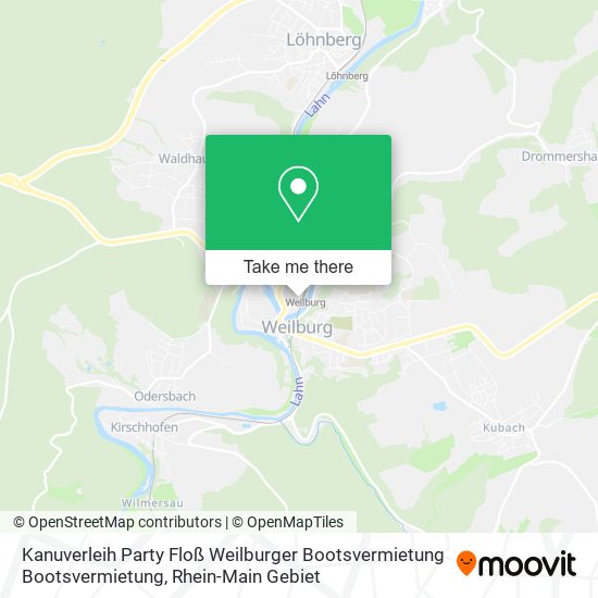 Kanuverleih Party Floß Weilburger Bootsvermietung Bootsvermietung map