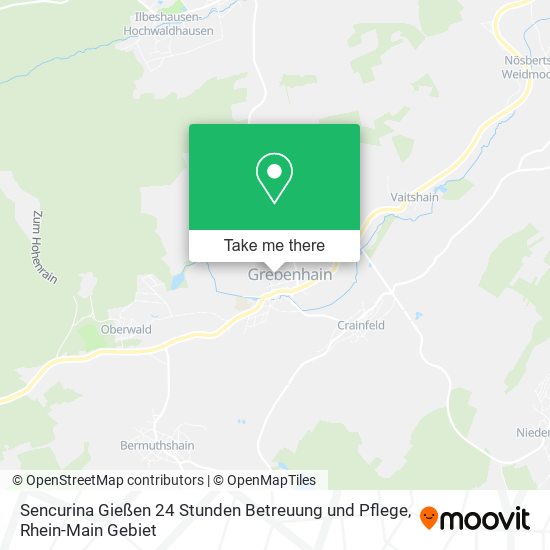 Sencurina Gießen 24 Stunden Betreuung und Pflege map