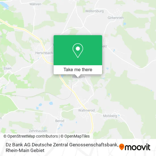 Карта Dz Bank AG Deutsche Zentral Genossenschaftsbank